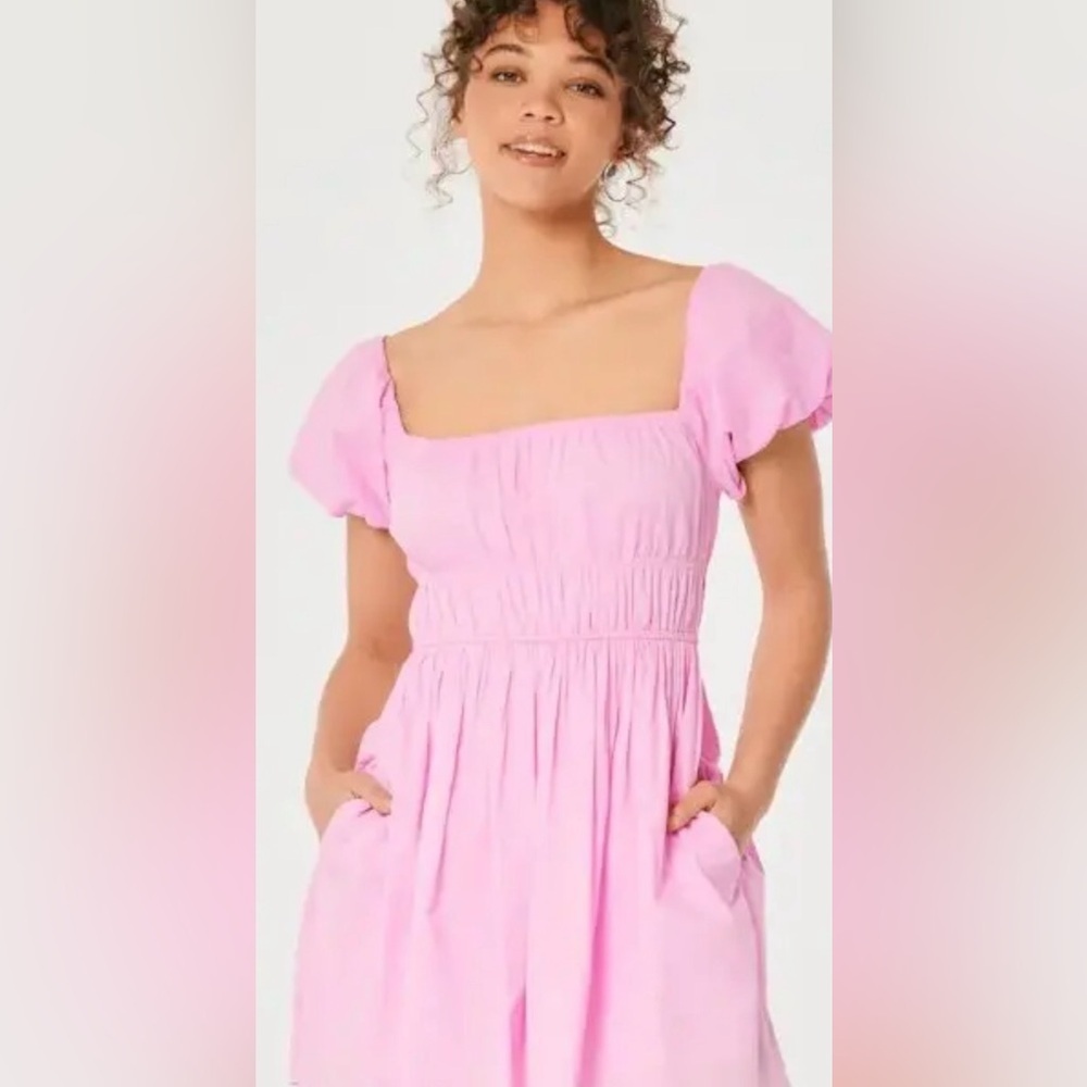 Pink Hollister size medium pink dress